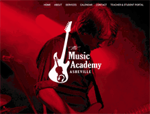 Tablet Screenshot of musicacademyasheville.com